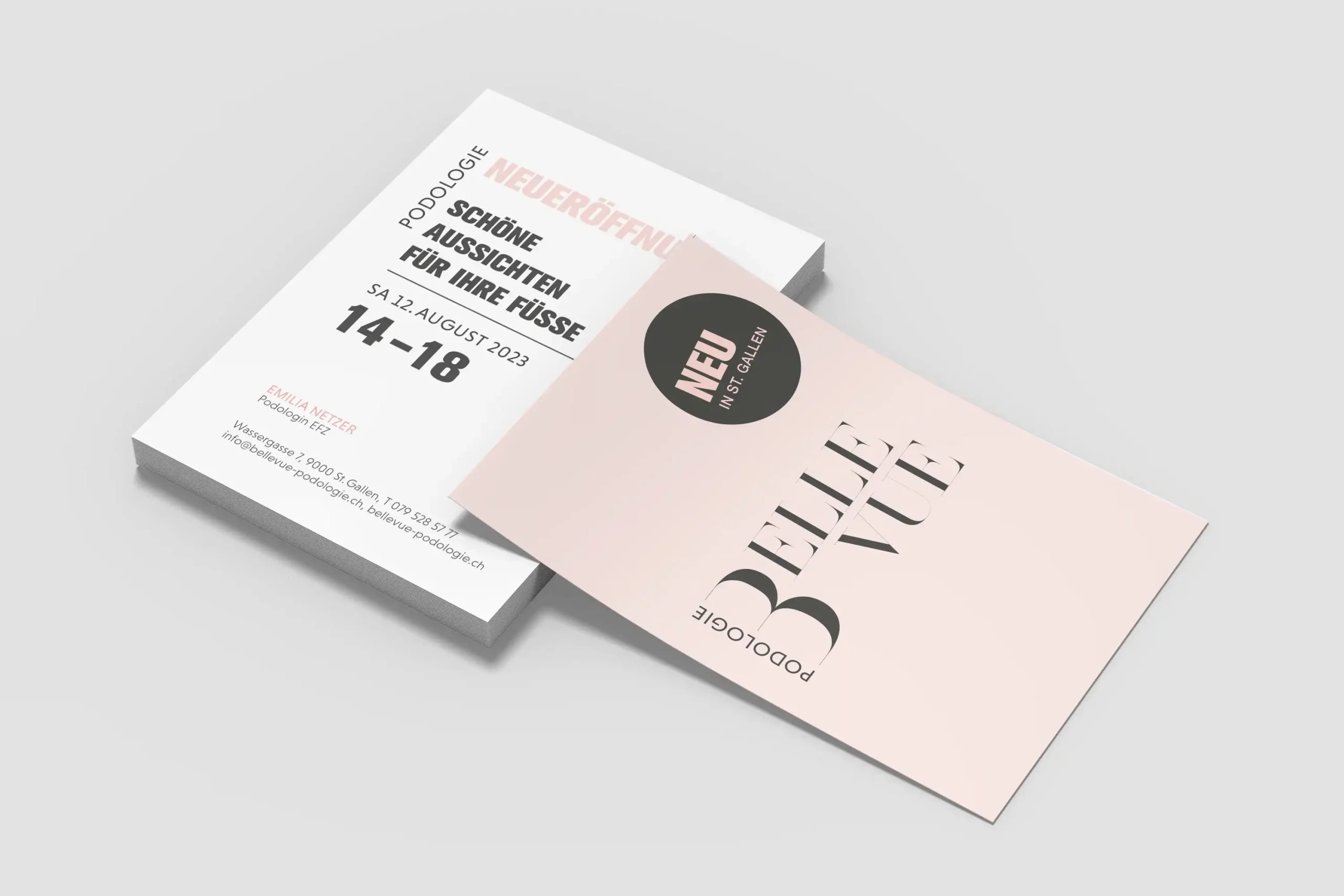 Flyer Bellevue Podologie